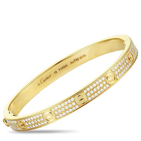 gold bangles cartier|cartier 18k gold bracelet price.